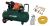Compresor Aire Eléctrico 1hp 108l+pistola+manguera15m+14acc