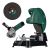Cortadora Metal3.5hp 14 +esmeriladoraind4.5+10discos P/metal Color Verde Oscuro