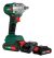 Llave De Impacto Inalámbrico 20v 2batería Kit 2/4ah+cargador Color Verde Oscuro